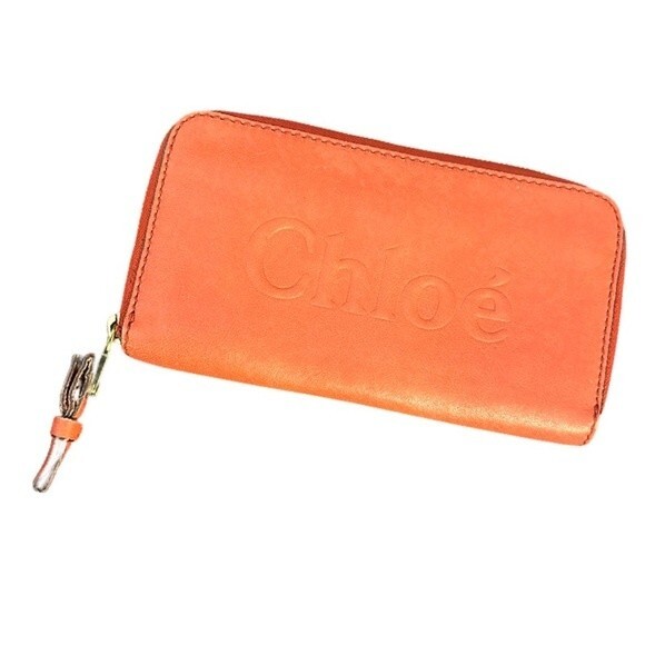 Authentic Chloe, Metallic Copper Zippy Long Wallet 7in x 4in - Picture 2 of 9